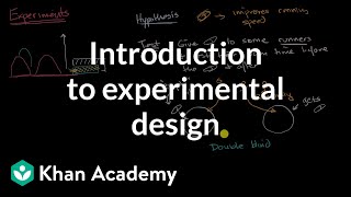 Introduction to experimental design  High school biology  Khan Academy [upl. by Eiaj119]