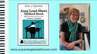 Easy Lead Sheet Method Book by Susan Staples Bell Music [upl. by Naashom]