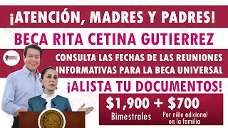 🚨¡Descubre Todo Sobre la Nueva Beca Rita Cetina Gutiérrez 💰 ¡Reuniones y Registro Aquí [upl. by Annetta]