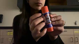 lofi asmr at school 😬 tapping amp whispering [upl. by Attennaej]