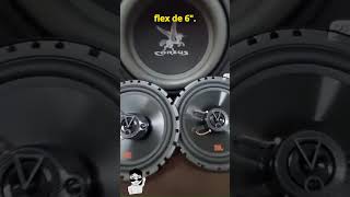 Kit Som Automotivo Caixa Amplificada Corzus Cxs303 Slim 350W 3 Canais  2 Alto Falante Jbl Flex 55W [upl. by Tterrej]