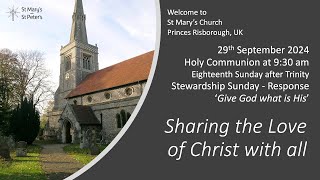 St Marys Princes Risborough  930am 29th September 2024 [upl. by Daraj]