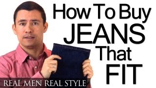 How To Buy Mens Jeans That Fit  Understanding Denim  Waist  Rise  Inseam  Style  Boot Cut [upl. by Genvieve]