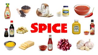 Spice English vocabulary  English vocabulary with picture  Practice English daily [upl. by Aistek]