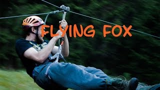 SeilrutschGaudi Flying Fox at Mieminger Kette [upl. by Ezeerb410]