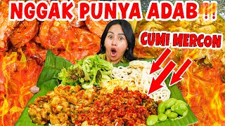 MUKBANG CUMI MERCON  NASI SEBAKOL SAMPE NANGIS KEJERRRRRR… [upl. by Muffin]