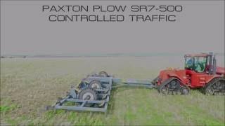 Paxton Plow Deep Ripper 40 Foot Controlled Traffic Unit Via Drone Footage 1080p FHD [upl. by Igic85]