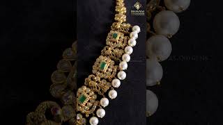 Pacchi CZ Haaram  Bhavani Jewellers [upl. by Kifar]