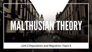 26 Malthusian Theory Unit 2 Population amp Migration Topic 6 of AP Human Geography [upl. by Gilbertine]