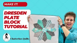 Easiest Dresden Plate Block Tutorial [upl. by Jillie]