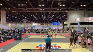 2024 AAU Boys Volleyball National Orlando Florida SAS 13 Boys vs SC Legends 13’s finals set 1 [upl. by Dream]