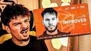 COLAPS REACTS  IMPROVER GBB23 SOLO ELIMINATION [upl. by Meensat]