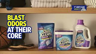 Talking Washing Machine Commercial  OxiClean™ Odor Blasters™ [upl. by Eyahsal]