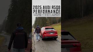 Wet brutal launch  2025 RSQ8 Performance 640hp V8TT [upl. by Rickie176]