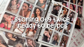 storing ot9 twice ‘ready to be’ photocards [upl. by Ella]