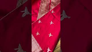 Pure Banarasi Katan Silk Saree handloomsarees banarassilksarees saree fashion silkmarkcertified [upl. by Kerat]