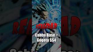 Gogeta SSJ4 NO puede contra Cabba Base  MITOS DRAGON BALL Z [upl. by Attelahs]