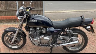 Kawasaki ZR750C1 Zephyr  Walk Around and Short Ride Out Classic Motorcycle [upl. by Haerb]