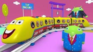 Kids Videos for Kids Trains for kids Cartoon Cartoon  Toy Factory  Train Cartoon Jcb cartoon [upl. by Starks]