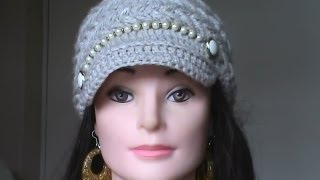 GORRA TRENZADA A CROCHET parte 1 [upl. by Shawnee]