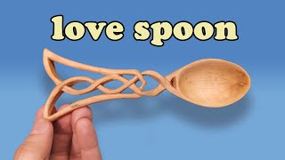 Carving an Intricate Love Spoon BeaverCraft Love Spoon Carving Kit [upl. by Ahseina]