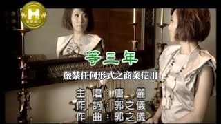 唐儷等三年官方KTV版 [upl. by Danni752]