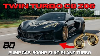 Corvette Twin turbo C8 z06 Build  Corvette ZR1 spec [upl. by Sharia410]