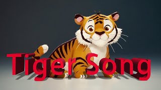 Tiger Song  Nursery Rhymes amp Kids Songs [upl. by Trenna]