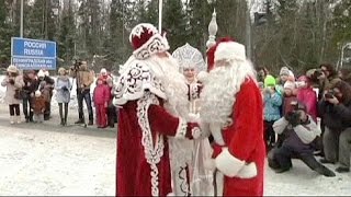 Väterchen Frost und Weihnachtsmann Treffen an der Grenze [upl. by Crispa]