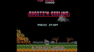 Ghostsn Goblins  Homebrew Megadrive  test de scrolling 31052021 [upl. by Liag]