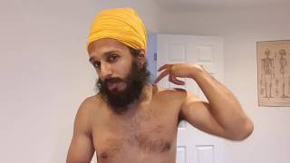 How to free a trapped nerve in the neck amp shoulder feat Harbir Singh [upl. by Ainitsirk]