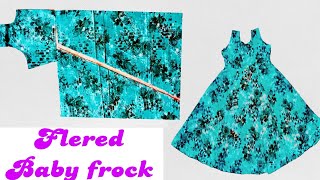 Flered Baby Frock Cutting And stitching Baby Frock Cutting And stitching [upl. by Nosle]