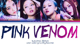 BLACKPINK Pink Venom Lyrics Color Coded Lyrics [upl. by Till]