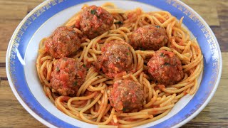 Spaghetti and Meatballs Recipe [upl. by Borman980]