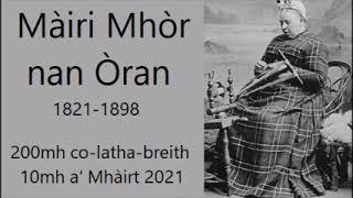 Màiri Mhòr nan Òran  anns a Ghàidhlig shimplidh MàiriMhòr200 Gaidhlig [upl. by Arised]