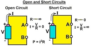 Electrical Engineering Basic Laws 3 of 31 Open and Short Circuits [upl. by Joappa]