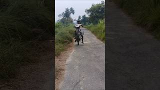 💔 Wheelie On Honda Shine 💔shorts bikers stunt honda [upl. by Godden]