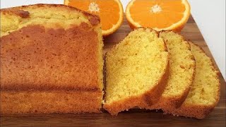 Easy amp Spongy Orange Cake recipe 🍊🎂🧡 [upl. by Sabec]