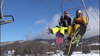 SG Snowboard Japan Carving Camp 2018 in Sugadaira with Sigi grabner amp Koji Sugimoto [upl. by Eillod]