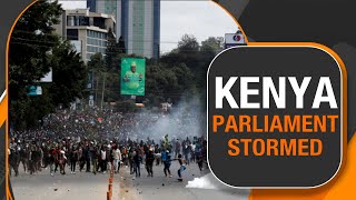 Kenya Erupts Protests Turn Deadly as Police Clash with Demonstrators Over Tax Hikes [upl. by Eirotal]