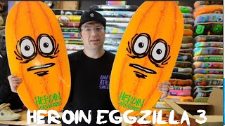 Heroin Skateboards Eggzilla 3 first look New Heroin skateboards Holiday 24 drop Shelloween 2 amp more [upl. by Kilgore668]