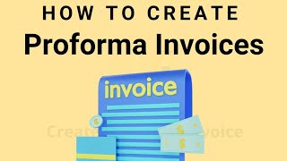 How to Create Proforma Invoice in GimBooks App [upl. by Bever]