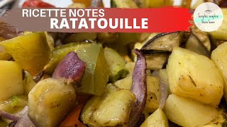 Ratatouille Facile  Ricette Notes [upl. by Kopaz]