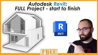 Autodesk Revit  Full Beginner Course  Complete Project  Start to finish [upl. by Spalla846]