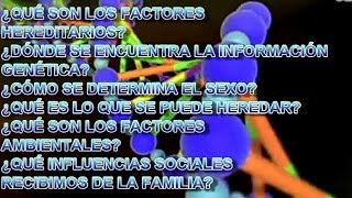 Factores hereditarios y ambientales en la conducta humana [upl. by Eba]