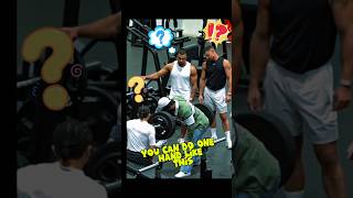 Anatoly one hand power blast😲💥 anatoly anatolygymprank frank fyp gymprank troll powerlifter [upl. by Moureaux]