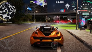 Carx street  Mclaren drive at night gamemobil gameracing mobilbalap games [upl. by Henrik]