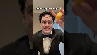 Johnny Depp mewing💀johnnydepp mewing tutorial shelove [upl. by Nnairret]