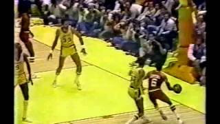 Julius Erving Dunks Twice Over Kareem AbdulJabbar 1980 NBA Finals Game 5 [upl. by Mayhs]