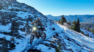 Riding into REMOTE SnowCovered Wilderness In Search Of a New Trail System [upl. by Rihana943]